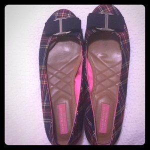 Isaac Mizrahi plaid flats